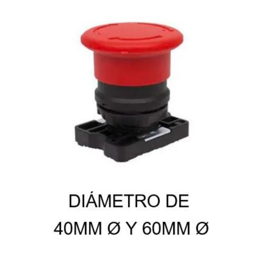 SLPFN1R6 Botón tipo hongo 60mm