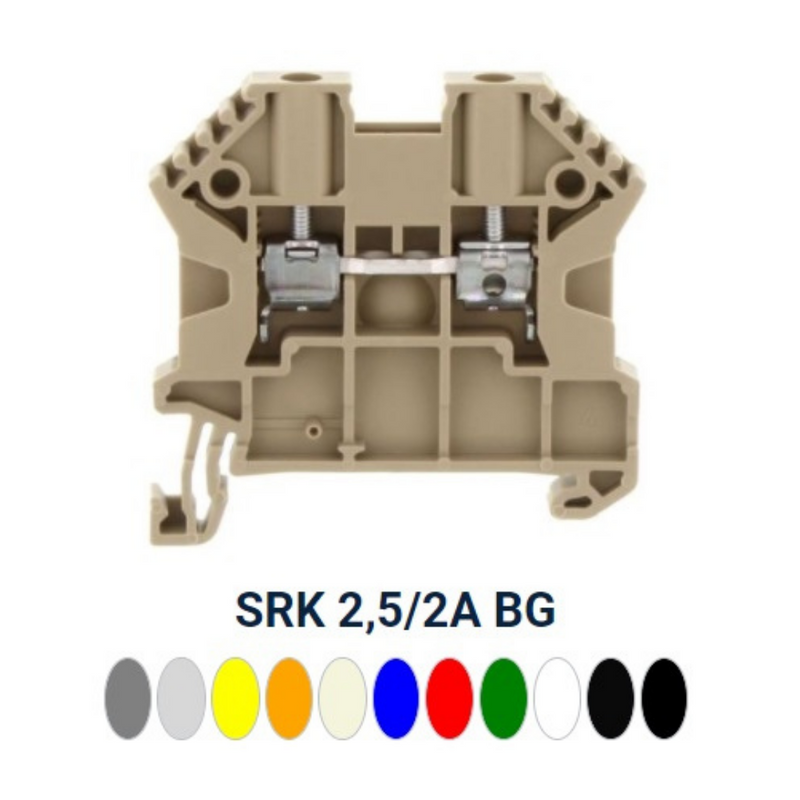 SRK-2.5/2A RD Clema de paso 2.5mm