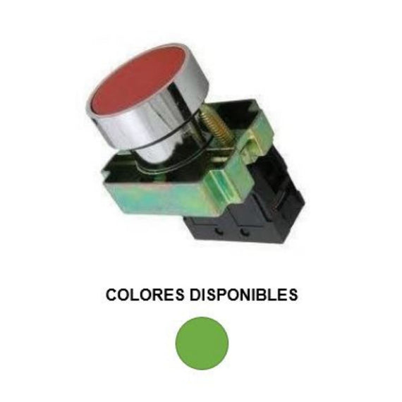 SLMRL1/2 Botón pulsador luminoso metálico